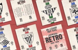 LALIGA uneix futbol i moda amb una jornada retro inspirada en el seu llegat